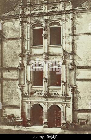 Von der 'Château d'Azay-le-Rideau" in der Nähe von Tours, Frankreich, Anonym, C. 1865 - C. 1875. Neuerfundene durch Gibon. Klassische neuerfundene Stockfoto