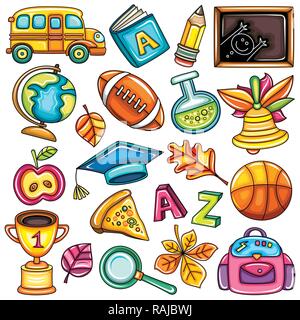Sammlung Eco Design Elemente, isoliert auf weißem Hintergrund, Vector Illustration Stock Vektor