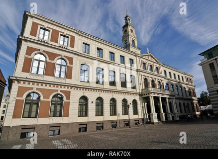 Rat der Stadt Riga, Lettland Stockfoto