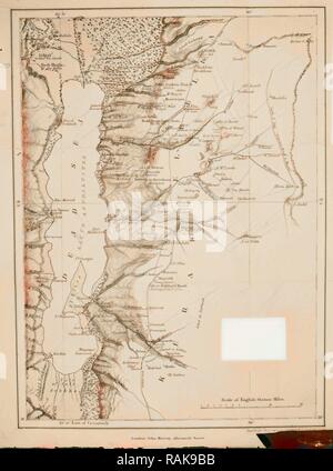 Um Das Tote Meer Karte Des Toten Meeres 1900 Israel Stockfotografie Alamy