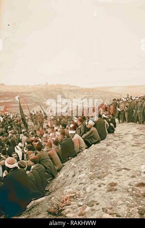 Neby, Nebi Musa IV 1898, Nabi Musa ist der Name einer Website in der West Bank geglaubt, das Grab des Mose zu neu konzipiert werden. Stockfoto