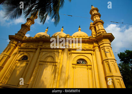 Der Khan Bahadur Salamotullah Moschee in Tetulia Bazar. Tala, Satkhira, Bangladesch. Stockfoto