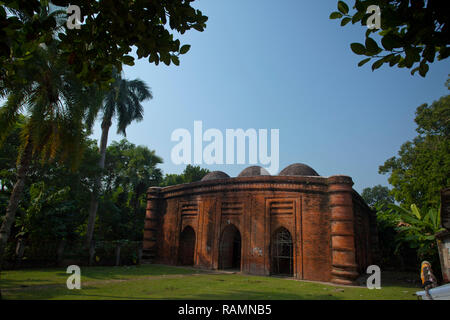 Neun gewölbte Moschee. Bagerhat, Bangladesch. Stockfoto