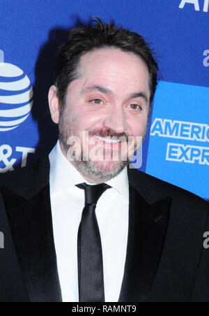Palm Springs, Kalifornien, USA. 3. Januar, 2019. Regisseur/Schauspieler Ben Falcone besucht die 30. jährlichen Palm Springs International Film Festival Awards Gala am 3. Januar 2019 in Palm Springs Convention Center in Palm Springs, Kalifornien. Foto von Barry King/Alamy leben Nachrichten Stockfoto