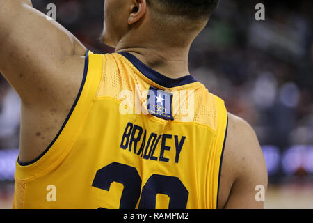 Los Angeles, CA, USA. 03 Jan, 2019. Kalifornien goldenen Bären guard Matt Bradley (20) Während die CAL Bears vs USC Trojans bei Galen Center am 3. Januar 2019. (Foto durch Jevone Moore/Cal Sport Media) Credit: Csm/Alamy leben Nachrichten Stockfoto