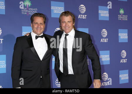 Palm Springs, CA, USA. 3 Jan, 2019. PALM SPRINGS - Jan 17: James Van Patten, Vince Van Patten am 30. Palm Springs International Film Festival Awards Gala im Palm Springs Convention Center am 17 Januar, 2019 in Palm Springs, CA Credit: Kay Blake/ZUMA Draht/Alamy leben Nachrichten Stockfoto