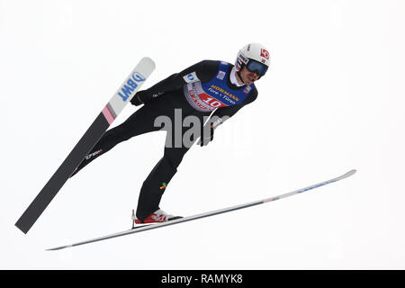 Innsbruck, Österreich. Am 4. Januar, 2019. Viessmann FIS Skisprung Weltcup; Andreas Stjernen (NOR) Credit: Aktion plus Sport/Alamy leben Nachrichten Stockfoto