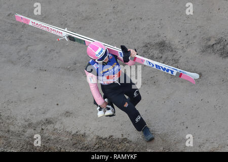 Innsbruck, Österreich. Am 4. Januar, 2019. Viessmann FIS Skisprung Weltcup; Roman Koudelka (CZE) Credit: Aktion plus Sport/Alamy leben Nachrichten Stockfoto