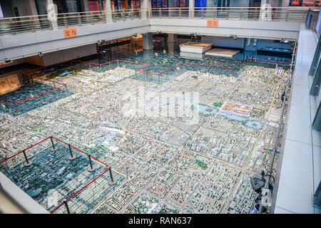 Peking, Hebei, China. 5 Jan, 2019. Uraban Planung Ausstellung in Peking, China, am 05/01/2019 von Wiktor Dabkowski Credit: Wiktor Dabkowski/ZUMA Draht/Alamy leben Nachrichten Stockfoto