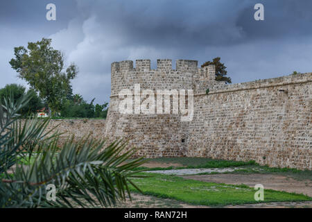 Hafen Festung Othello Turm, Famagusta, Türkische Republik Nordzypern, Hafenfestung Othello-Turm, tuerkische Republik Nordzypern Stockfoto