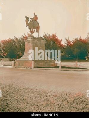 Sudan. Khartum. Profil des Gordon Statue. 1936, Sudan, Khartum. Neuerfundene durch Gibon. Klassische Kunst mit einem modernen Neuerfundene Stockfoto