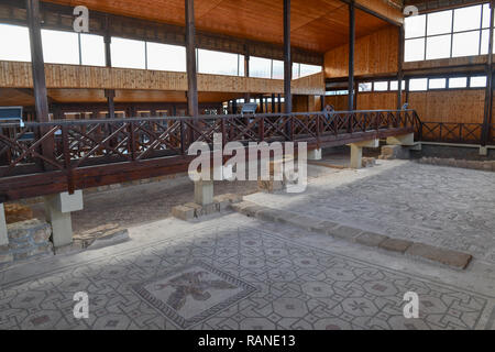 Haus des Dionysos, Ausgrabungen, archäologische Park, Paphos, Zypern, Haus des Dionysos, Ausgrabungsstaette, Archaeologischer Park, Zypern Stockfoto