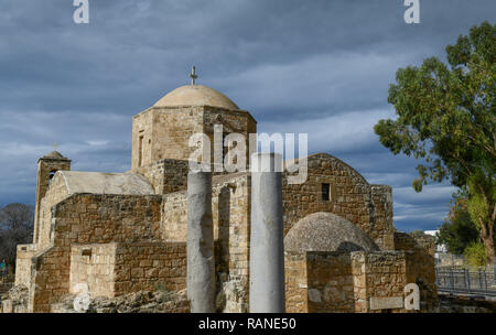 Kirche, Agia Kyriaki Chrysopolitissa, Paphos, Zypern, Kirche, Zypen Stockfoto