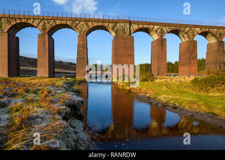 Großes Wasser der Flotte Viadukt, in der Nähe der Pförtnerloge der Flotte, Dumfries and Galloway, Schottland Stockfoto