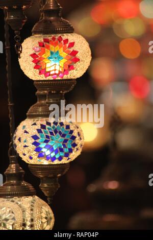 Traditionelle arabische Leuchtet Stockfoto