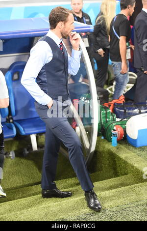 England Match Day in Wolgograd Bild Jeremy Selwyn Stockfoto