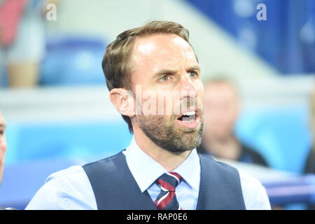 England Match Day in Wolgograd Bild Jeremy Selwyn Stockfoto