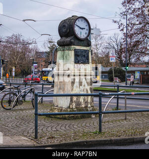 Berlin-Köpenick Schlossplatz alte Uhr in Alt-Kopenick Old Town Square Stockfoto