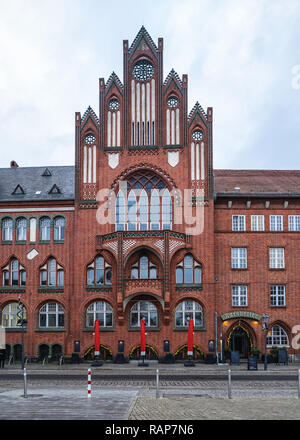 Berlin, Rathaus Köpenick. Red Brick gotische Rathaus von Hugo Kinzer und Hans Schütte gebaut 1901-5. Historische Gebäude Stockfoto