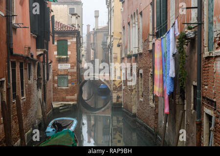 Kanäle in Venedig, Italien Stockfoto