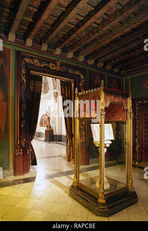 Rathaus, Kristallsaal und Historisches Museum.Museo Histórico Municipal in Valencia Spanien Stockfoto
