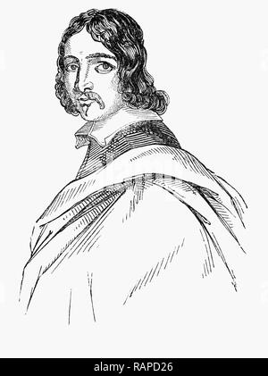 Francis Moore (1657 - 1715) war ein britischer Arzt und Astrologe, schrieb und veröffentlichte, was später Old Moore's Almanack geworden. Er war in die Armut in Turnberry geboren. Moore war Autodidakt, gelernt, Selbst zu lesen, und nachdem er ein Arzt und Astrologe, an den Hof von Karl II. von England serviert. Der Almanach, die seinen Namen trägt, wurde erstmals im Jahre 1697 veröffentlicht, ursprünglich, Wetter und astrologische Voraussagen, und ist auch heute noch jährlich veröffentlicht. Stockfoto