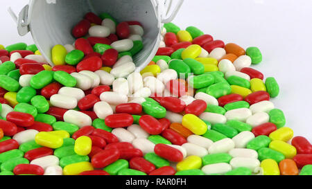 Candy Sweet Jelly Lolly und leckeren Zucker Dessert Stockfoto