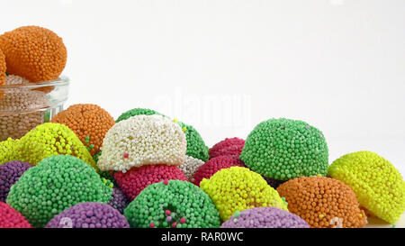 Candy Sweet Jelly Lolly und leckeren Zucker Dessert Stockfoto