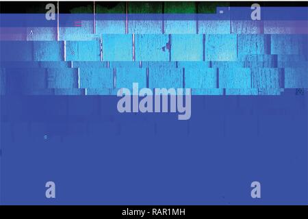 Glitch bunten Hintergrund Stock Vektor
