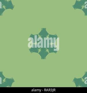 Nahtlose Schneeflocke Muster Stock Vektor