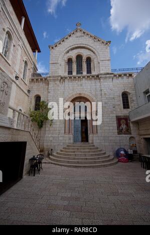 Armenisch-katholische Kirche Unserer Lieben Frau von der Krampf, Jerusalem Stockfoto