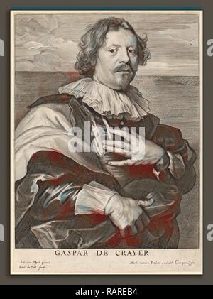 Paulus Pontius nach Sir Anthonis van Dyck, Gaspar de Crayer, Flämisch, 1603 - 1658. Neuerfundene durch Gibon. Klassische Kunst neuerfundene Stockfoto