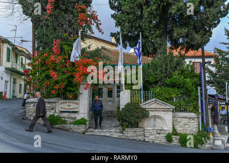 City Hall, Pano Lefkara, Republik Zypern, Rathaus, Republik Zypern Stockfoto