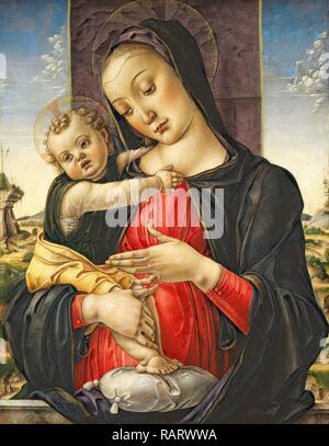 Bartolomeo Vivarini, Madonna und Kind, Italienisch, C. 1430-1432-C. 1491 oder C. 1499, C. 1475, Tempera auf Panel neuerfundene Stockfoto