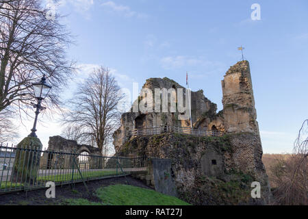 Knaresborough Schloß, North Yorkshire Stockfoto