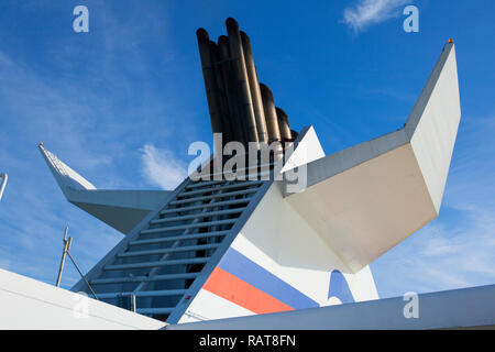 Den Trichter von Cap Finistere Cross Channel Fähre Stockfoto