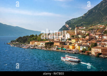 Limone Sul Garda, Gardasee, Italien Stockfoto