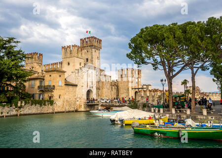 Sirmione, Gardasee, Italien Stockfoto