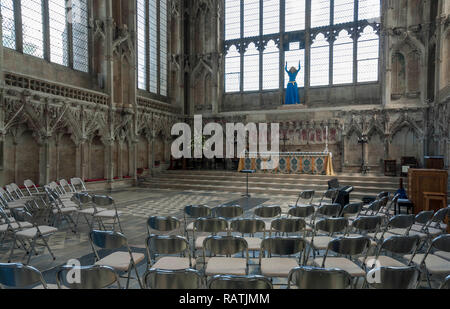 Die Kathedrale von Ely innere Landschaft Stockfoto