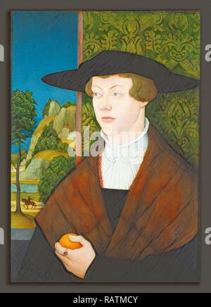 Bernhard Strigel (Deutsch, 1460-1461 - 1528), Hans Roth [Vorderseite], 1527, Öl auf Leinwand. Neuerfundene durch Gibon. Klassische neuerfundene Stockfoto