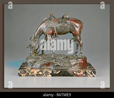Henry Merwin Shrady, die Leeren Sattel, amerikanischen, 1871 - 1922, Modell März-dezember 1900, Januar 1901, Bronze Neuerfundene Stockfoto