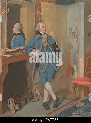 Portrait von John, Herr Mountstuart, später 4 und 1 Marquis von Bute, Jean-Étienne Liotard, Schweiz, 1702 - 1789 überarbeitet Stockfoto