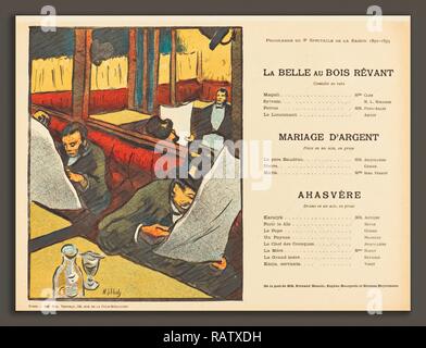 Henri-Gabriel Ibels (Französisch, 1867 - 1936), La Belle au Bois rêvant, Mariage d'Argent, Ahasvère, 1893, 5-farben Neuerfundene Stockfoto