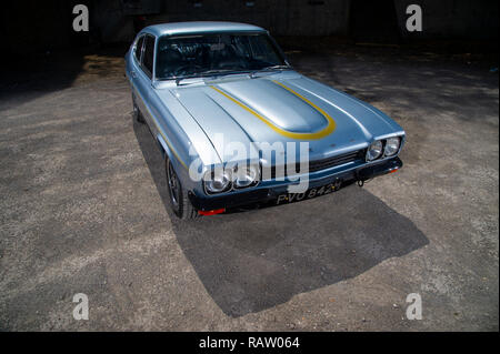 1974 Ford Capri RS 3100 GT Spa Special klassische britische Sportwagen Stockfoto