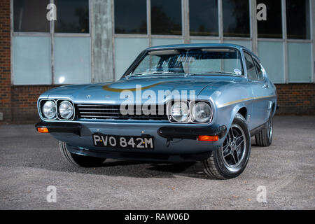 1974 Ford Capri RS 3100 GT Spa Special klassische britische Sportwagen Stockfoto