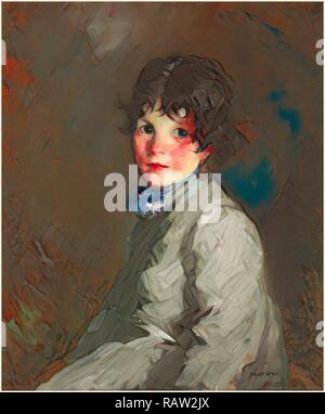 Robert Henri, Catharine, American, 1865-1929, 1913, Öl auf Leinwand. Neuerfundene durch Gibon. Klassische Kunst mit einem modernen Neuerfundene Stockfoto