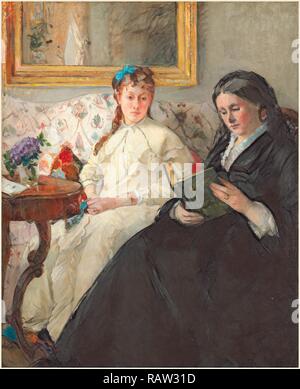 Berthe Morisot, Französisch (1841-1895), die Mutter und die Schwester des Künstlers, 1869-1870, Öl auf Leinwand. Neuerfundene Stockfoto