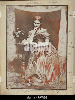 Miss Thomson von St. Andrews, Dr. John Adamson, Scottish, 1810-1870, Schottland, Europa, über 1845, gesalzen Papier neuerfundene Stockfoto