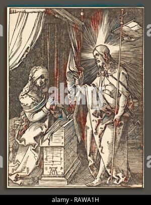 Albrecht Dürer (1471 - 1528), Christus zu seiner Mutter, wahrscheinlich C. 1509-1510, Holzschnitt. Neuerfundene Stockfoto