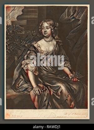 Alexander Browne nach Sir Peter Lely (Briten, aktive Ende des 17. Jahrhunderts), das Recht auf Lady Elizabeth Butler neuerfundene Stockfoto